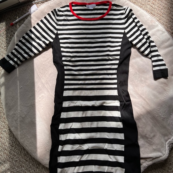 katherine barclay black and white dress - Picture 2 of 7